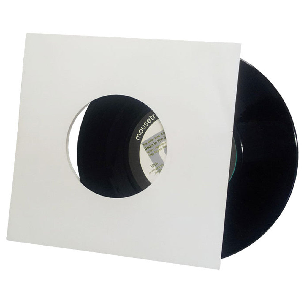 7" Vinyl Records in Black or White Jackets