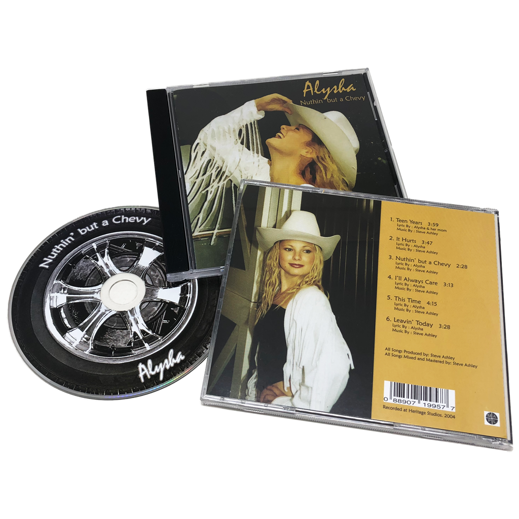 CD Jewel Cases with 1-Panel Inserts