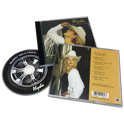 CD Jewel Cases with 1-Panel Inserts