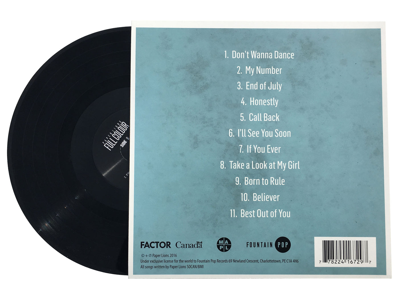 12" Vinyl Records in Full Colour Jackets